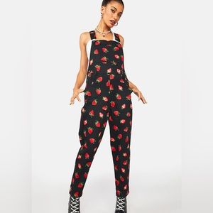 Strawberry Drill Overalls